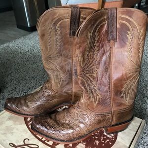 Lucchese Croc/Goat 13-D Boots